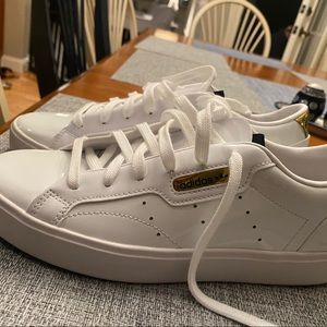 Adidas White Sneakers NWOT